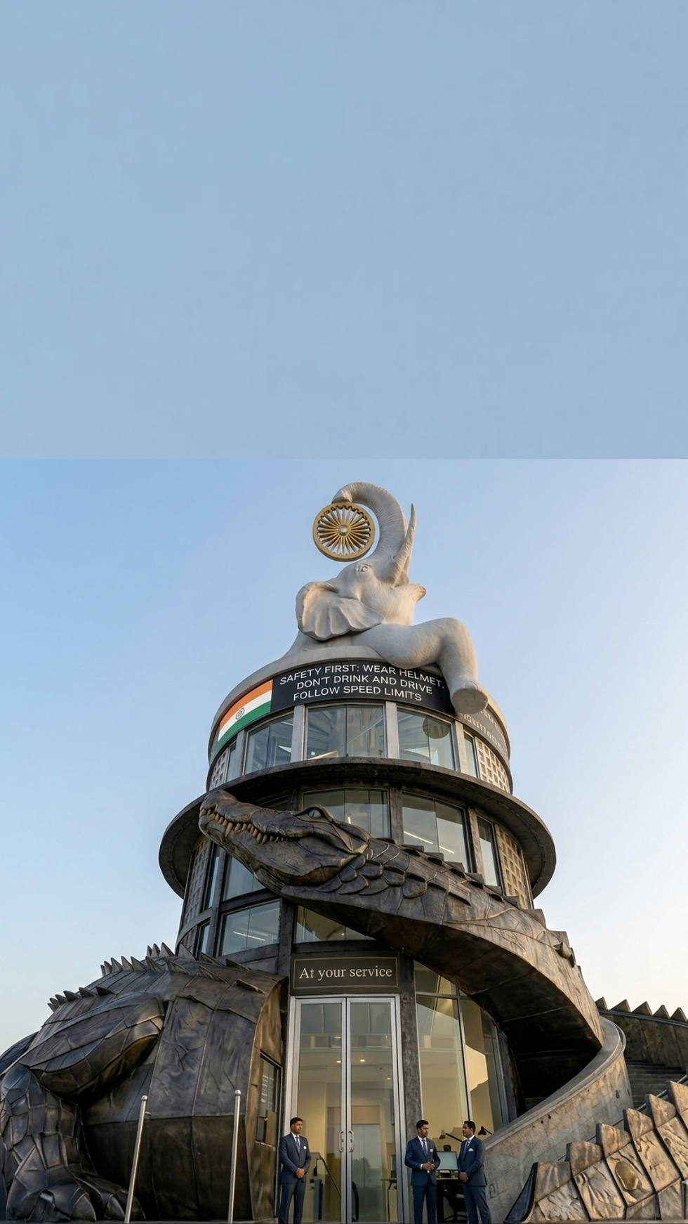 Concept Note Police Outpost Inspired by Gajendra Moksha This police outpost design draws i