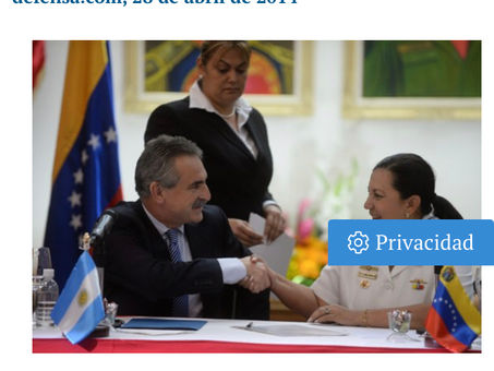 El artículo que me remitió Agustín Rossi cuando era ministro de defensa de Cristina Kirchner