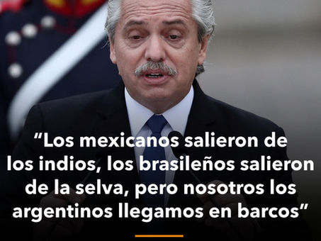 Alberto Fernández: avergüenza a los argentinos y se manifiesta con racismo hacia Brasil y México