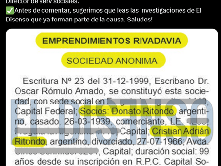 En el programa “Odisea Argentina” de este lunes recordaron las graves denuncias contra Cristian Ritondo del PRO-Violeta. ¿Podrían afectar el resultado de las legislativas en PBA?