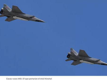 Qué es y cómo funciona el misil hipersónico Kinzhal, que Rusia dice haber usado en Ucrania