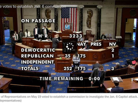 Solo 35 republicanos apoyaron la “Comisión Pelosi” para investigar el 6 de enero. Negativas a Israel