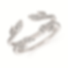 14k White Gold Nature Inspired Bridal Wrap