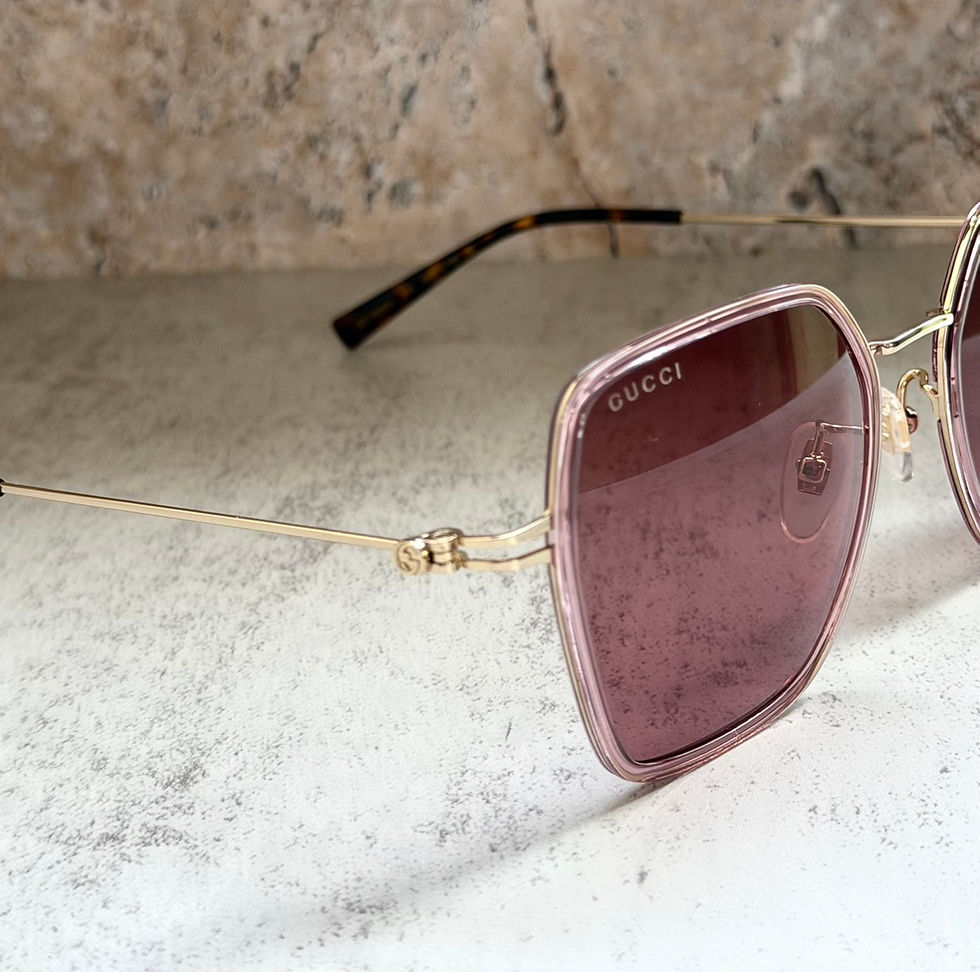 Thumbnail: Red Pink  Square Ladies Sunglasses