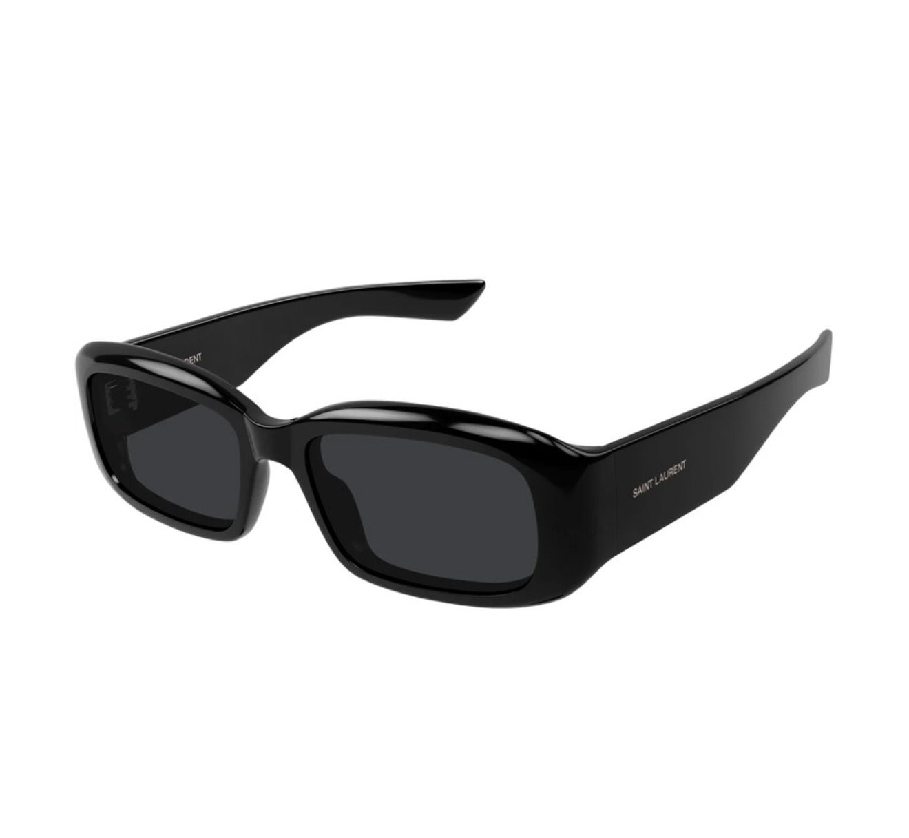 Black Rectangular Unisex Sunglasses