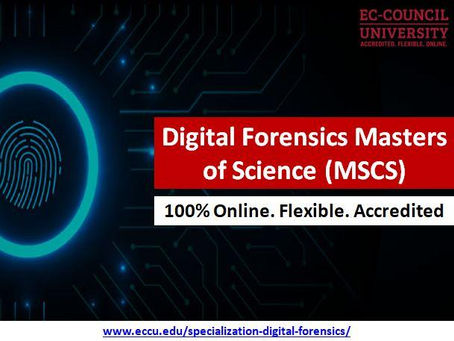 Top Institute for Master of Science in Digital Forensics online - EC Council University