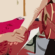 個別音楽療法の様子