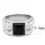 Thumbnail: Men's High Polish Onyx Ring