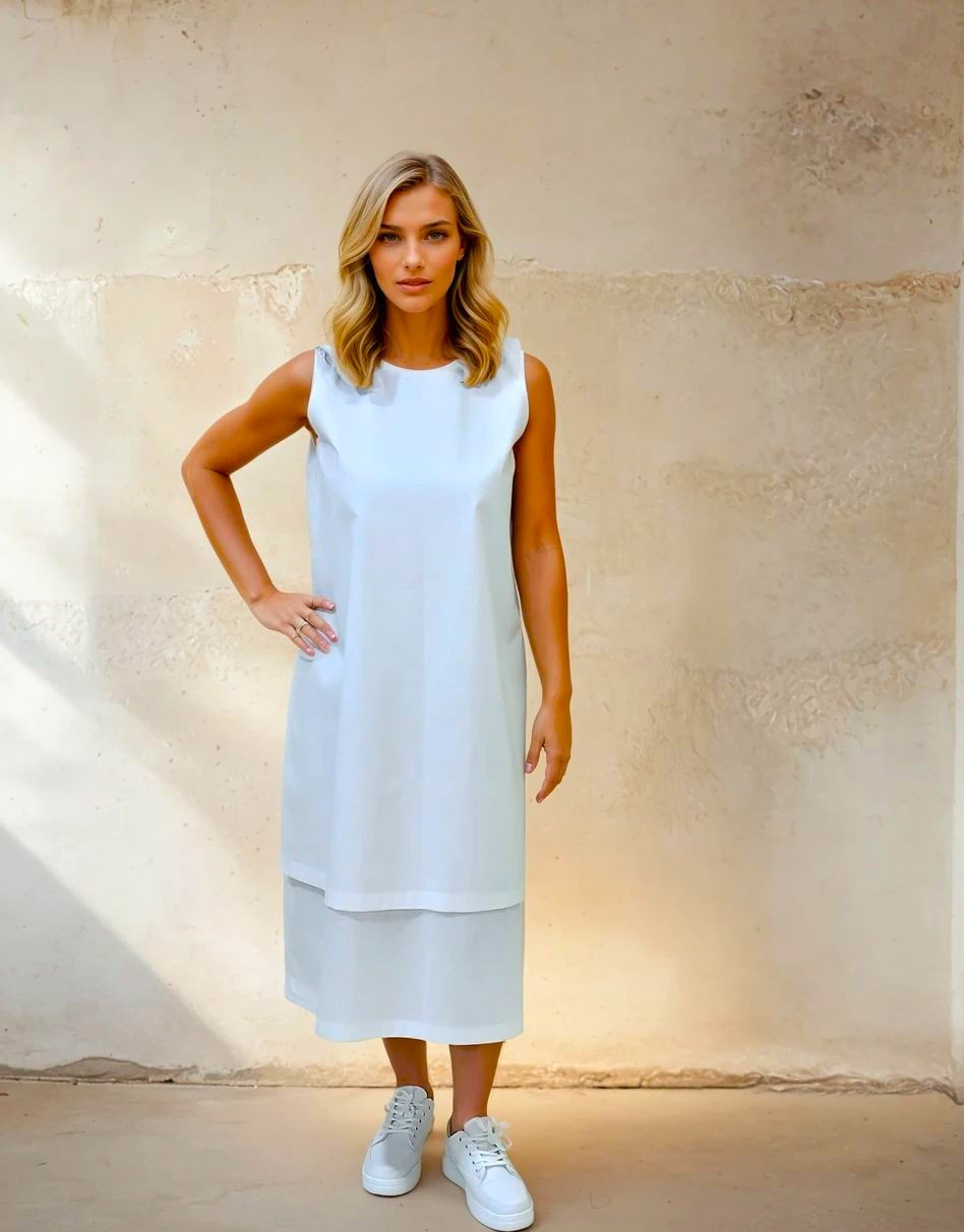 Minimalist Layered Dress