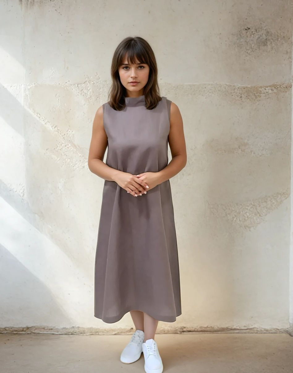 Back Neck Tie Dress
