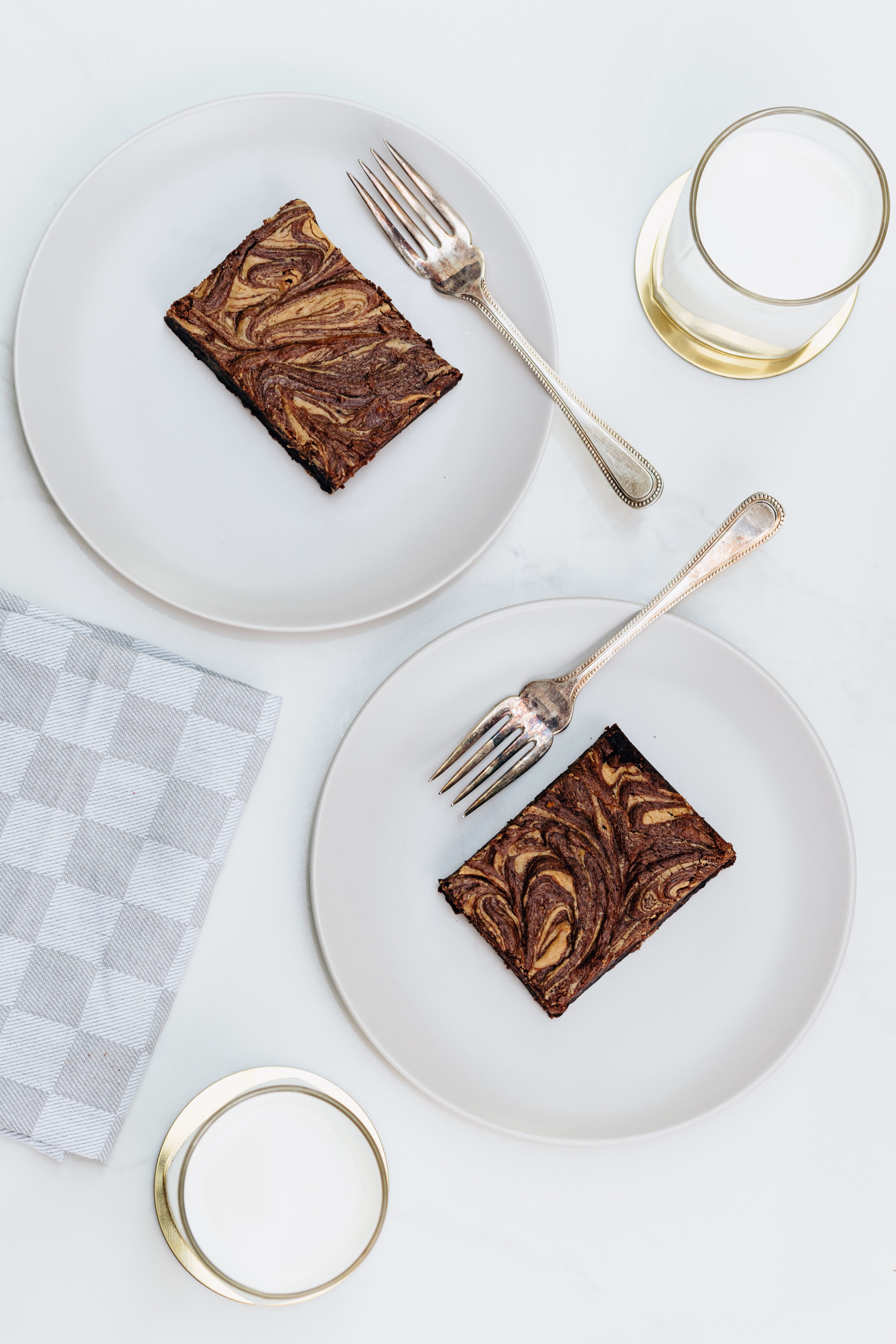 Peanut butter brownie