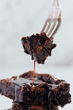 Nutella brownie & sauce