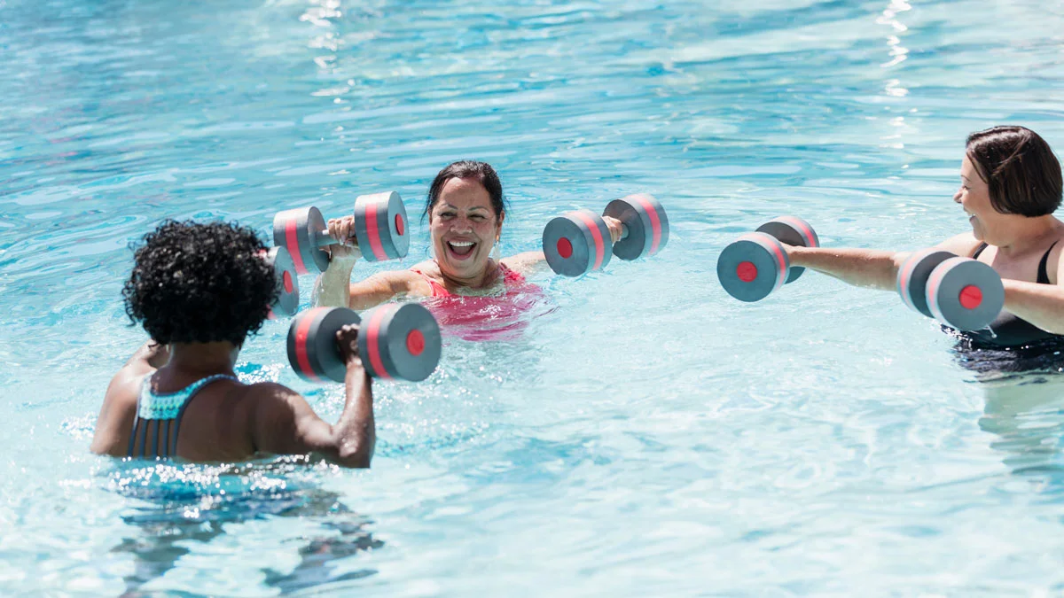 Exercising in the water is great for joints