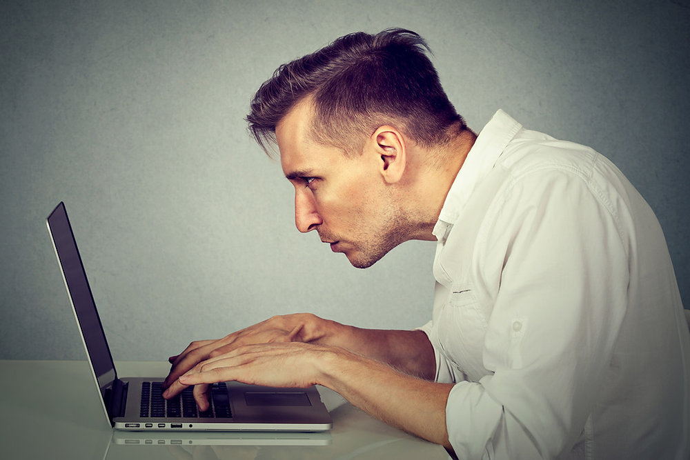 Text Neck Computer Are you suffering from Text Neck?