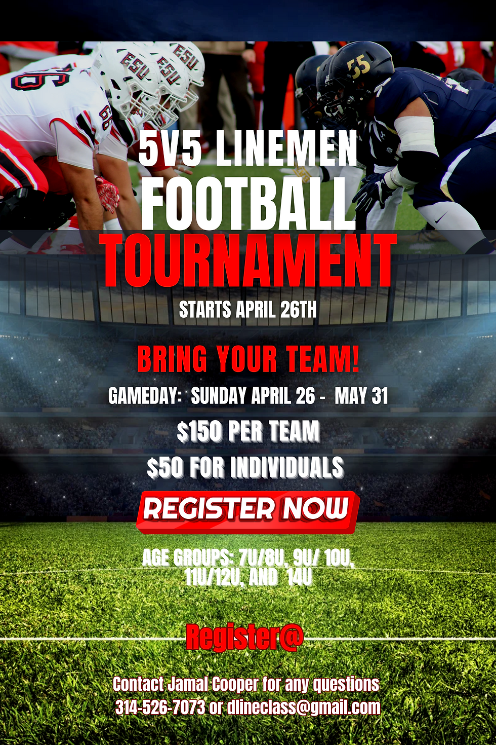 Youth 5v5 Gridiron Tournamnet