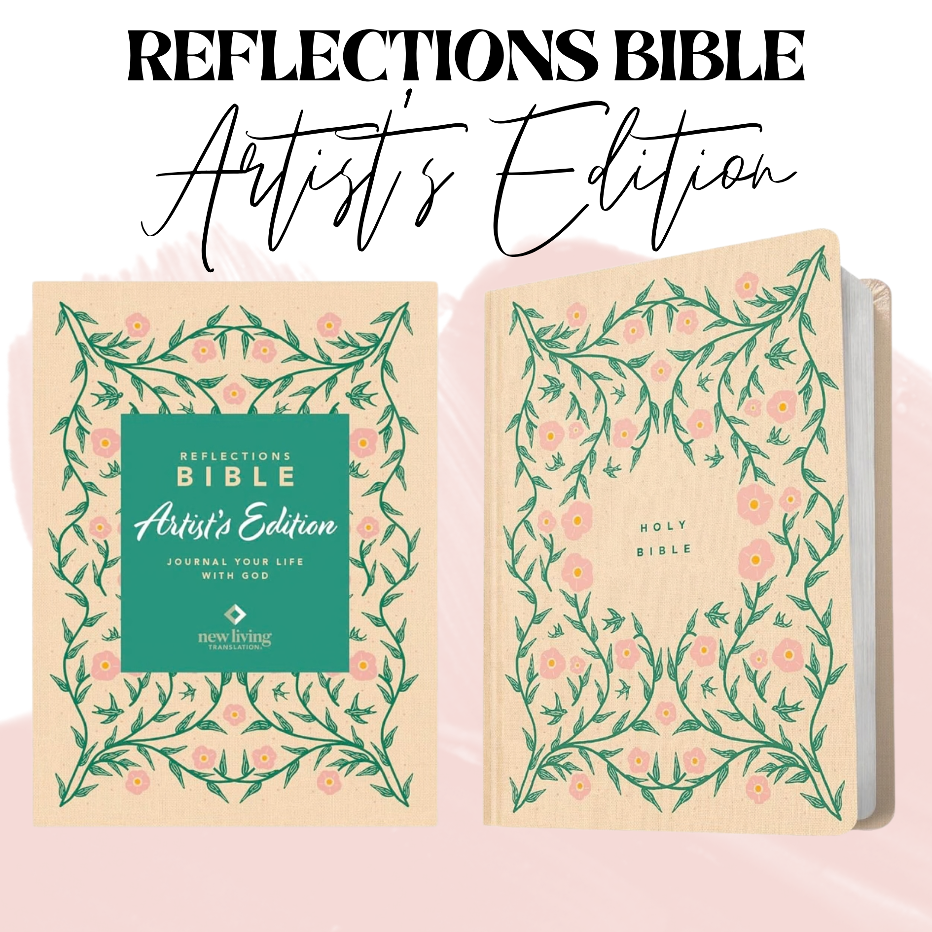 NLT Reflections Bible, Artist’s Edition (Hardcover Cloth): Journaling Your Life