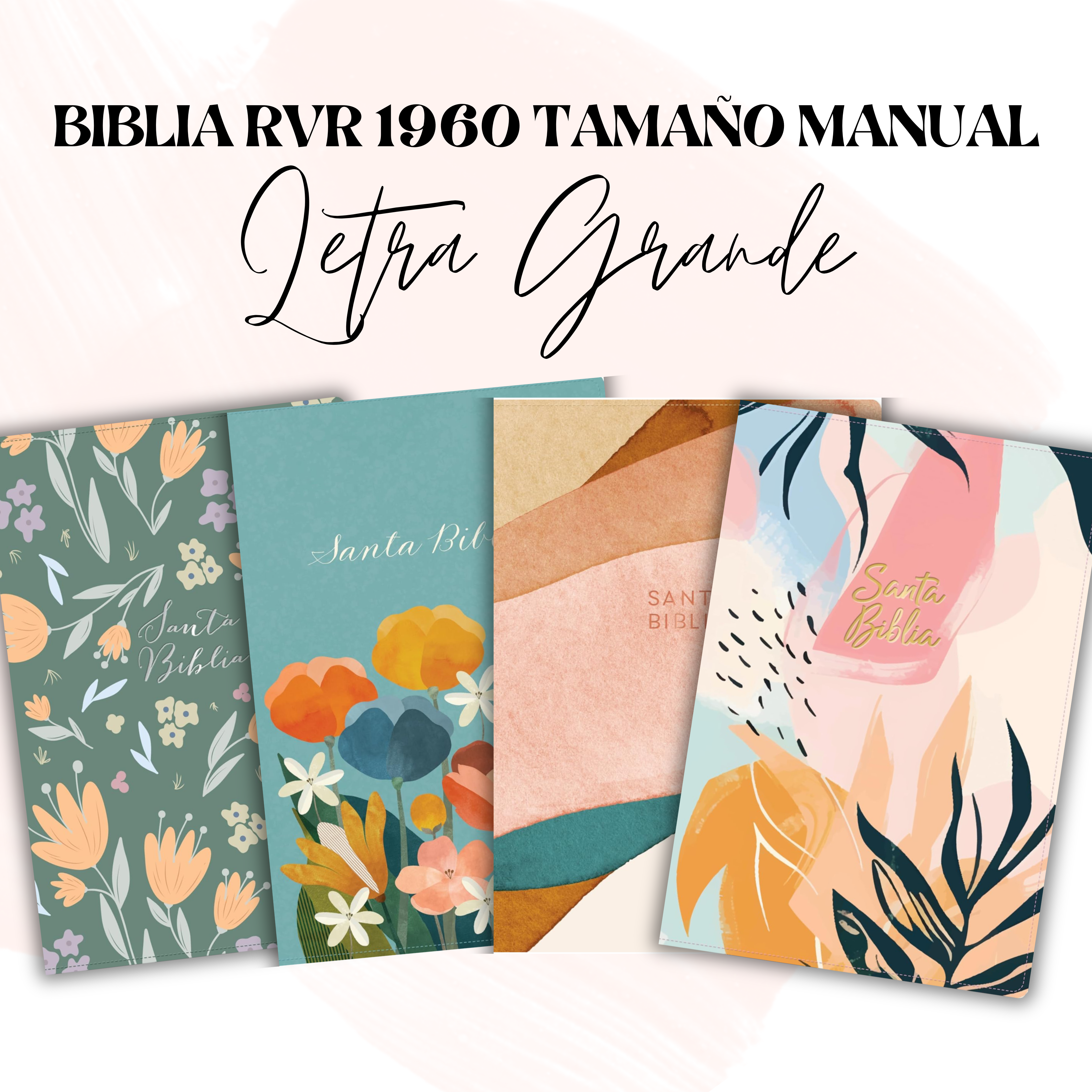 Biblia Letra Grande Manual 12 puntos RV1960 imit piel