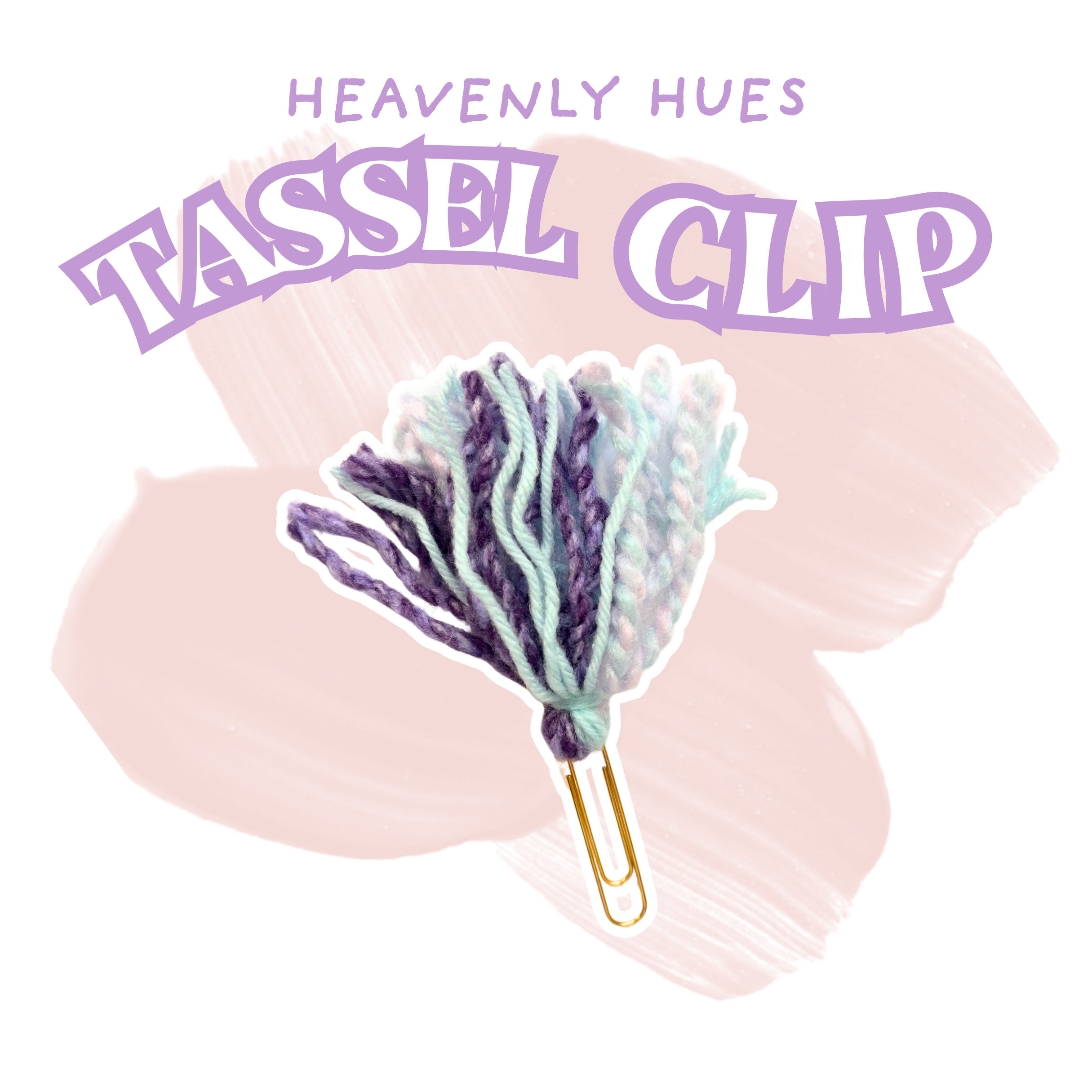 HEAVENLY HUES | TASSEL CLIP BOOKMARK