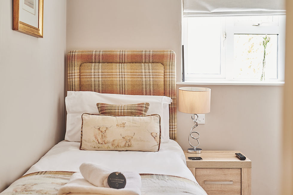 Single bedroom, in The Lansdowne bed and breakfast in Bourton on the Water in the Cotswolds