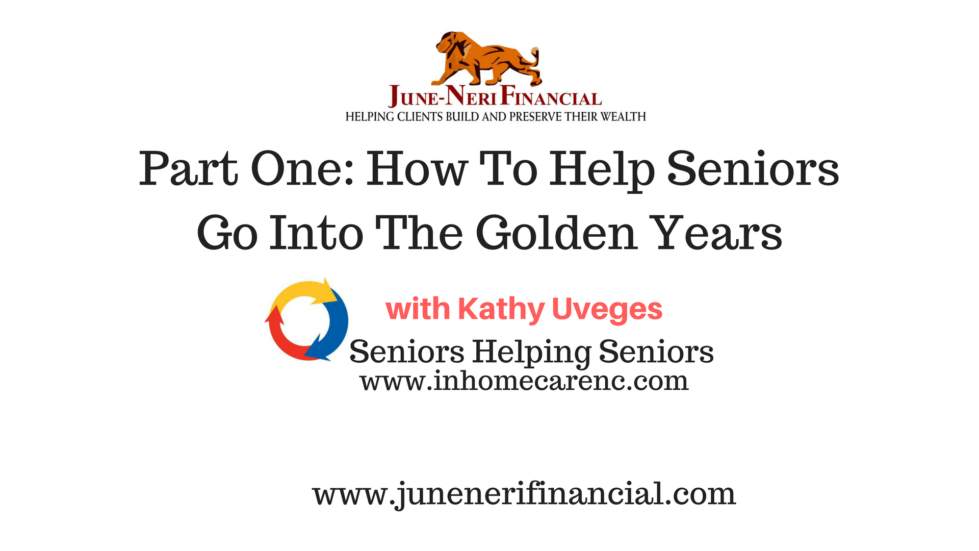 How To Help Seniors Go Into The Golden Years