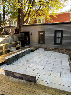 Hardscaping patio