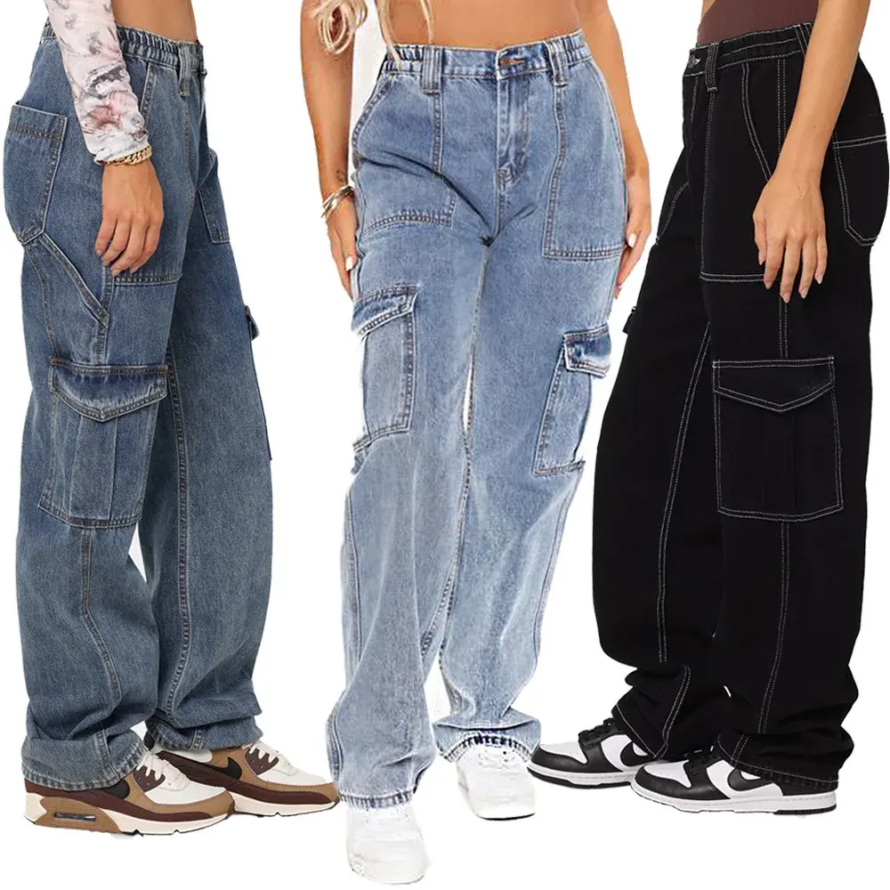 Casual High Waist Jeans