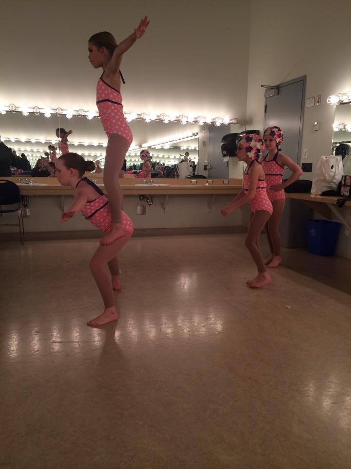 Surfs Up Practicing Backstage