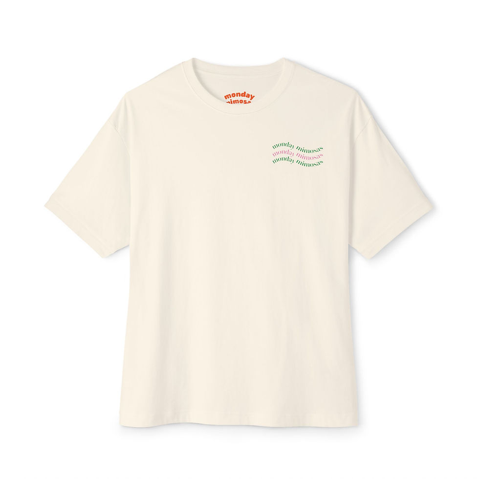 Thumbnail: Monday Mimosas Oversized Abandoned Golf Wives Social Club Tee