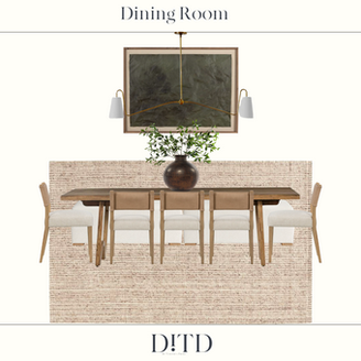 Shop the Design -  Modern, Traditional Dining Room with European Charm