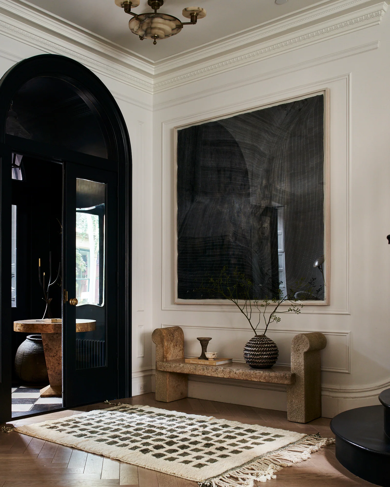 an earthy entryway by Athena Calderone