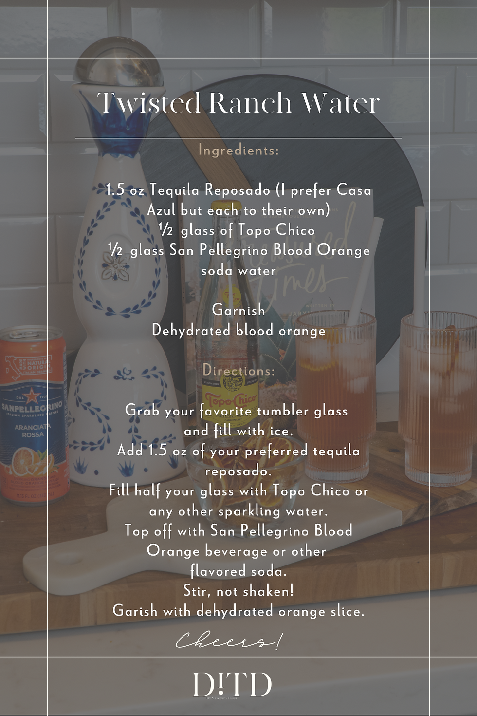 twisted ranch water cocktail recipe