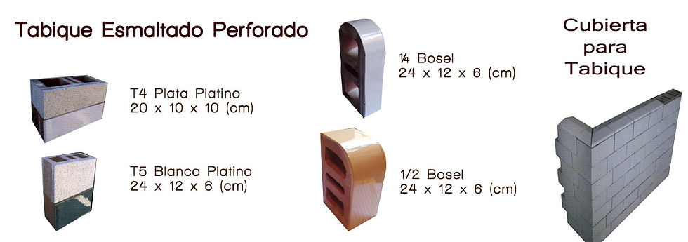 tabique perforado y cubiertas web