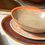 Thumbnail: Orange bubbles plates