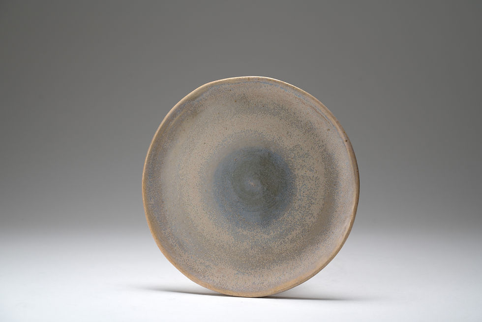 Set of 6 iced dessert plates