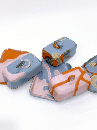 ceramic butter dishes made for voo store