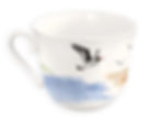 Tasse mit Vogelmotiv: Seeschwalbe über Wasser