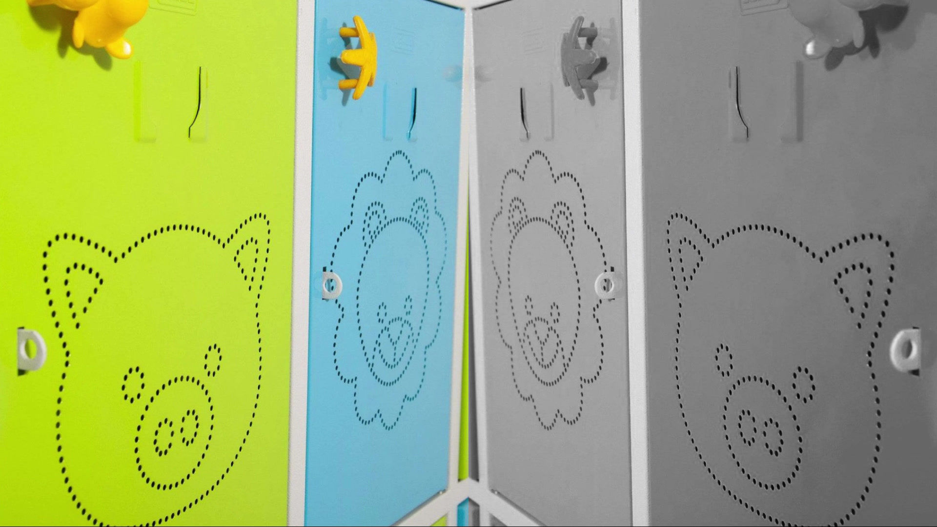 LOCKER INFANTIL 6 PTOS MULTICOLOR