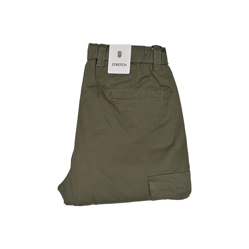 Thumbnail: Mens Lawa Green Utility Cargo Pant with Drawstring Waist