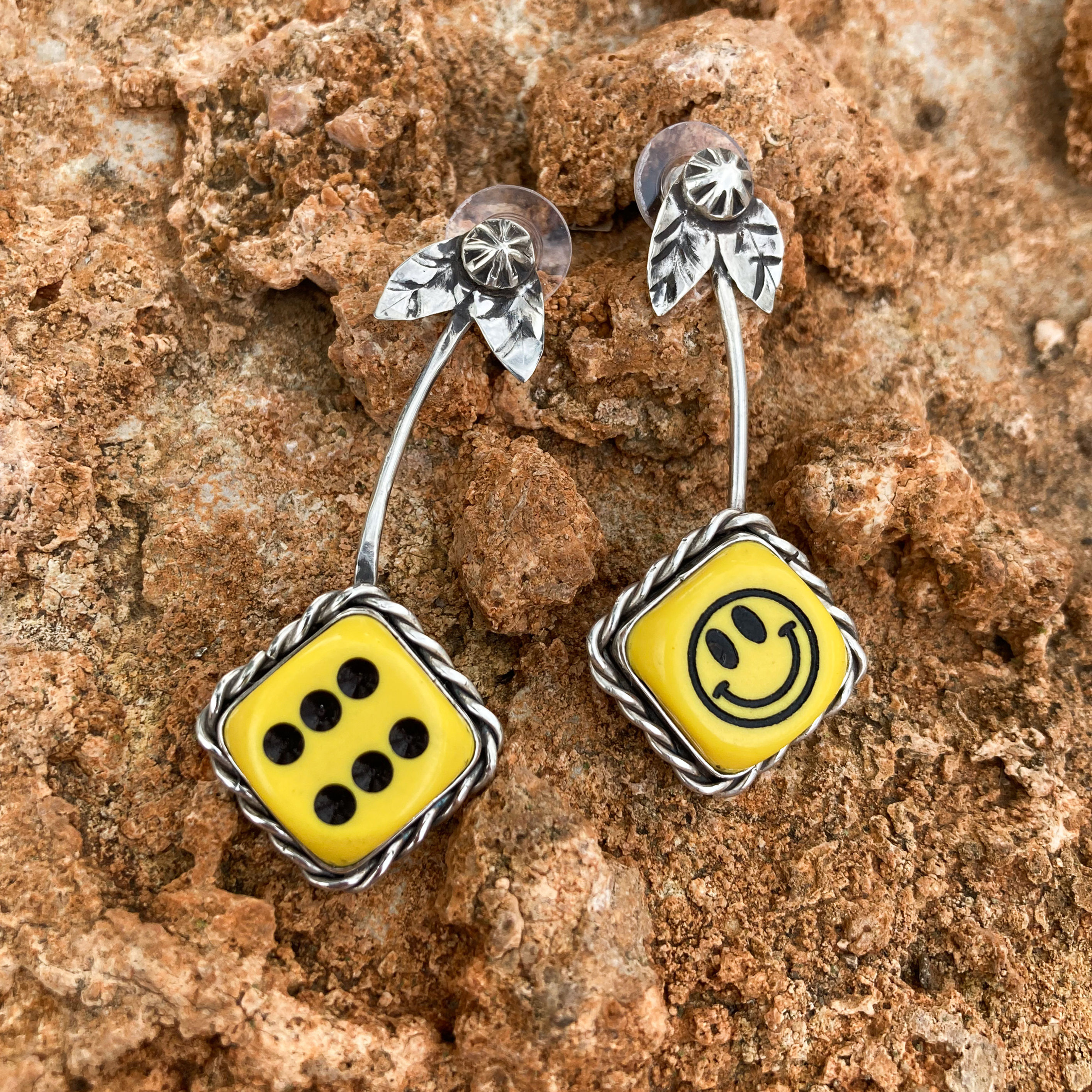 Cry now or laugh later Cherry Dice earrings ๐ ๐ฒ