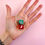 Thumbnail: Turquoise bunny & flame hoops