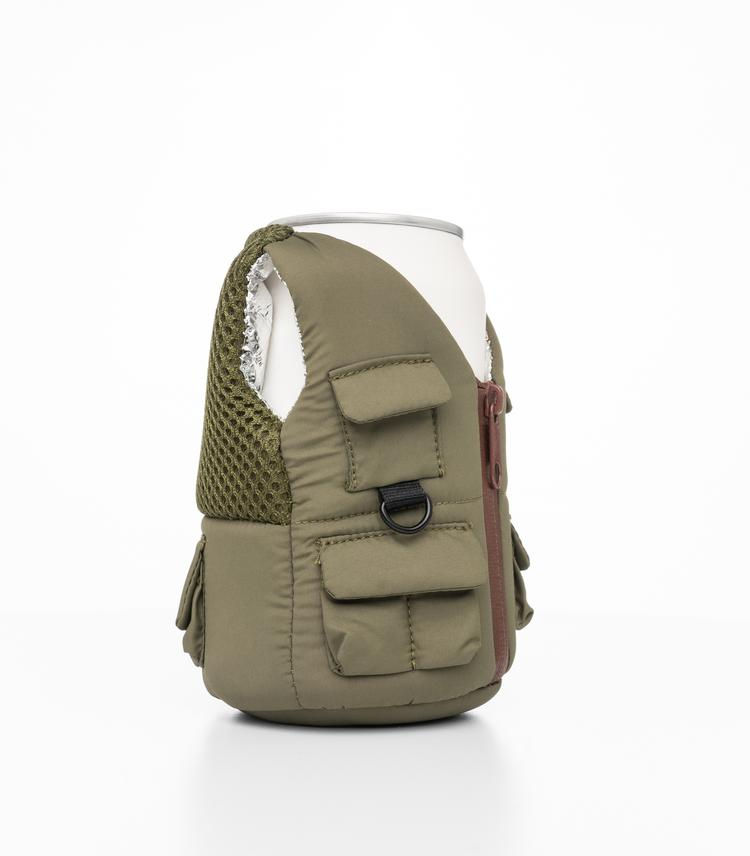 Thumbnail: Ranger Green Beverage Adventure Vest Koozie