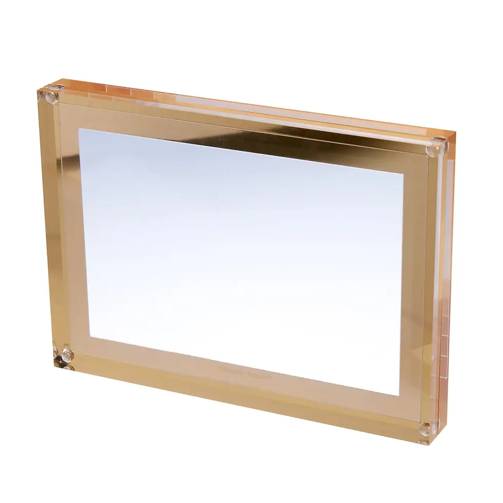 Thumbnail: gold acrylic frame
