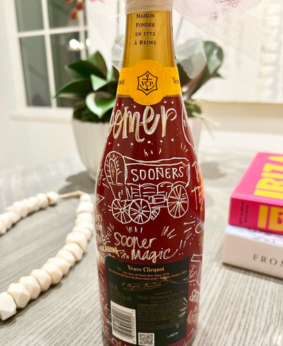 College Hand Painted Bottles | DFW Dorms