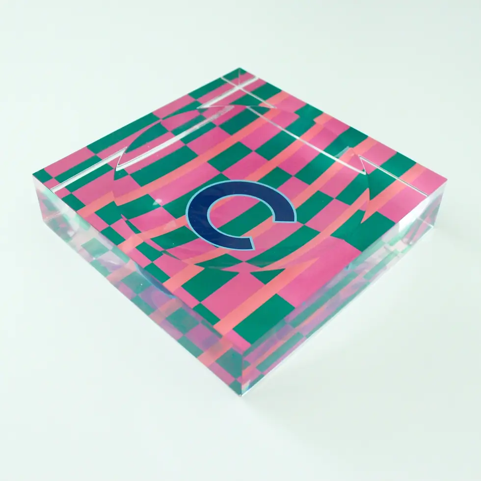 Thumbnail: Acrylic tray personalized