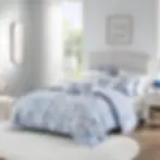 Thumbnail: LoveShackFancy-Inspired Reversible Bedding Set (Blue)