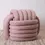 Thumbnail: Knotted Pouf Ottoman Pink
