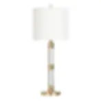 Lucite & Gold Lamp