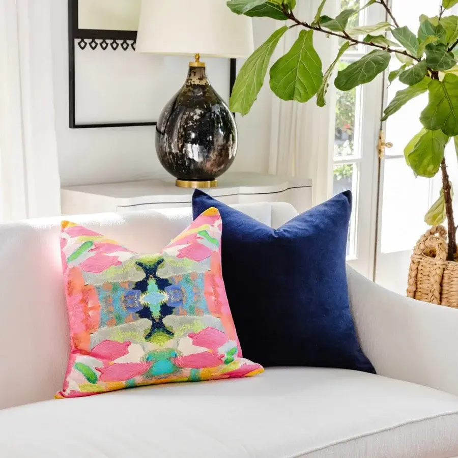 Laura Park Pink Paradise Pillow