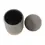 Thumbnail: Velvet Storage Ottoman grey and gold