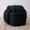 Thumbnail: Knotted Pouf Ottoman black
